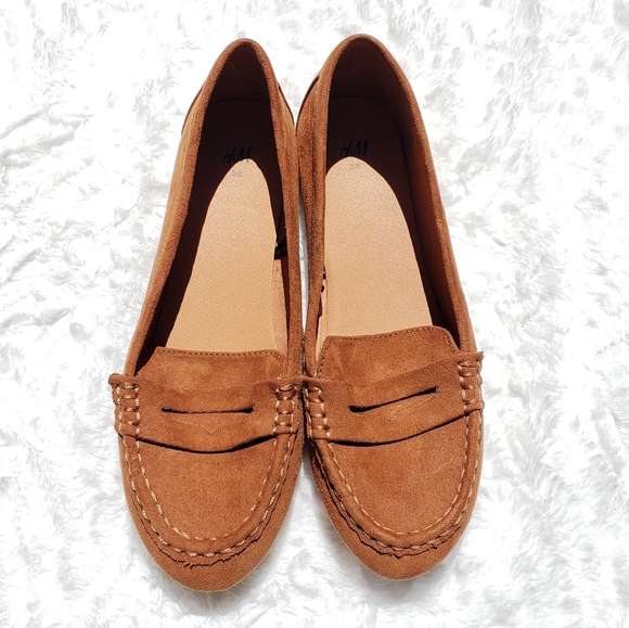 H&M Faux Suede Loafers